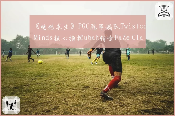 《绝地求生》PGC冠军战队Twisted Minds核心指挥ubah转会FaZe Clan
